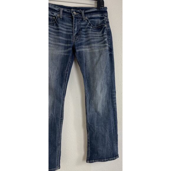 BKE Jeans Mens Size 30x30(30x29) Blue Aiden Bootcut Denim Western - Picture 5 of 12
